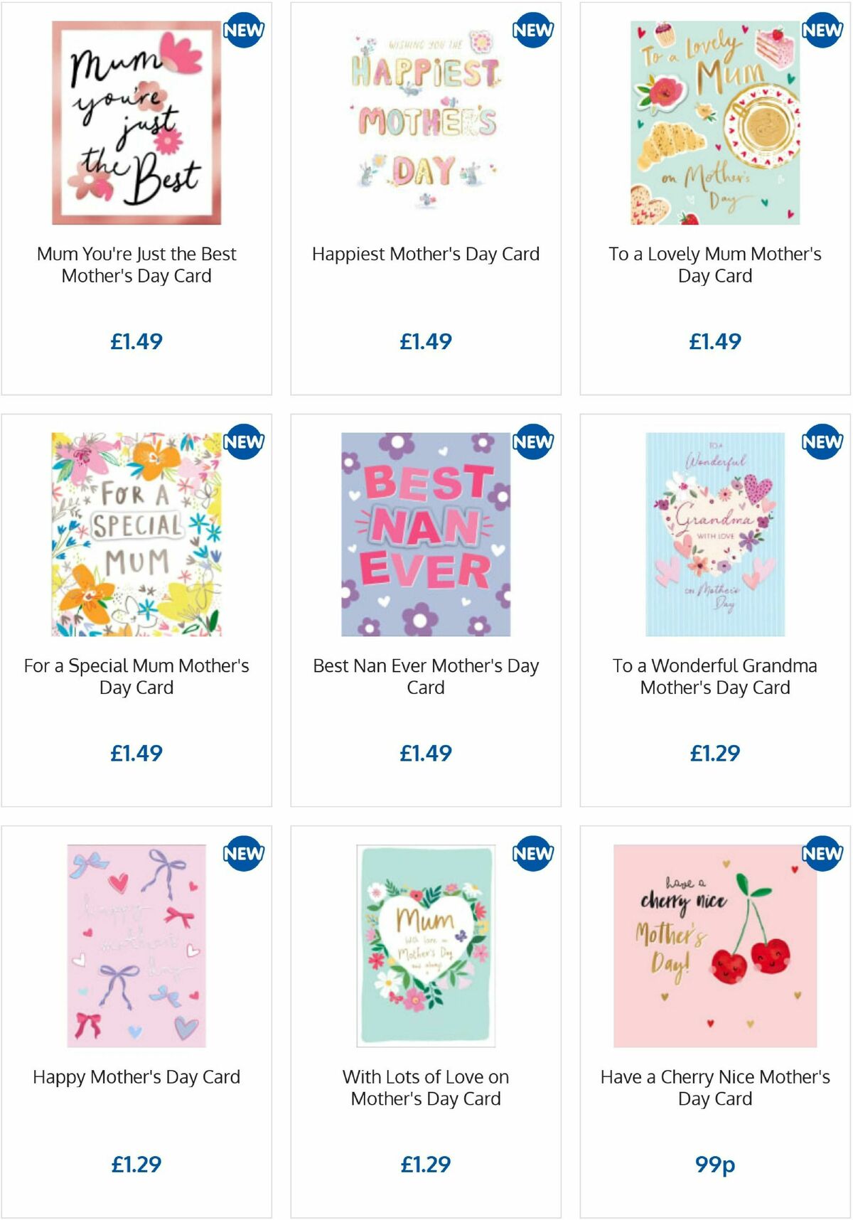 B&M Mother's Day Offers from 19 February