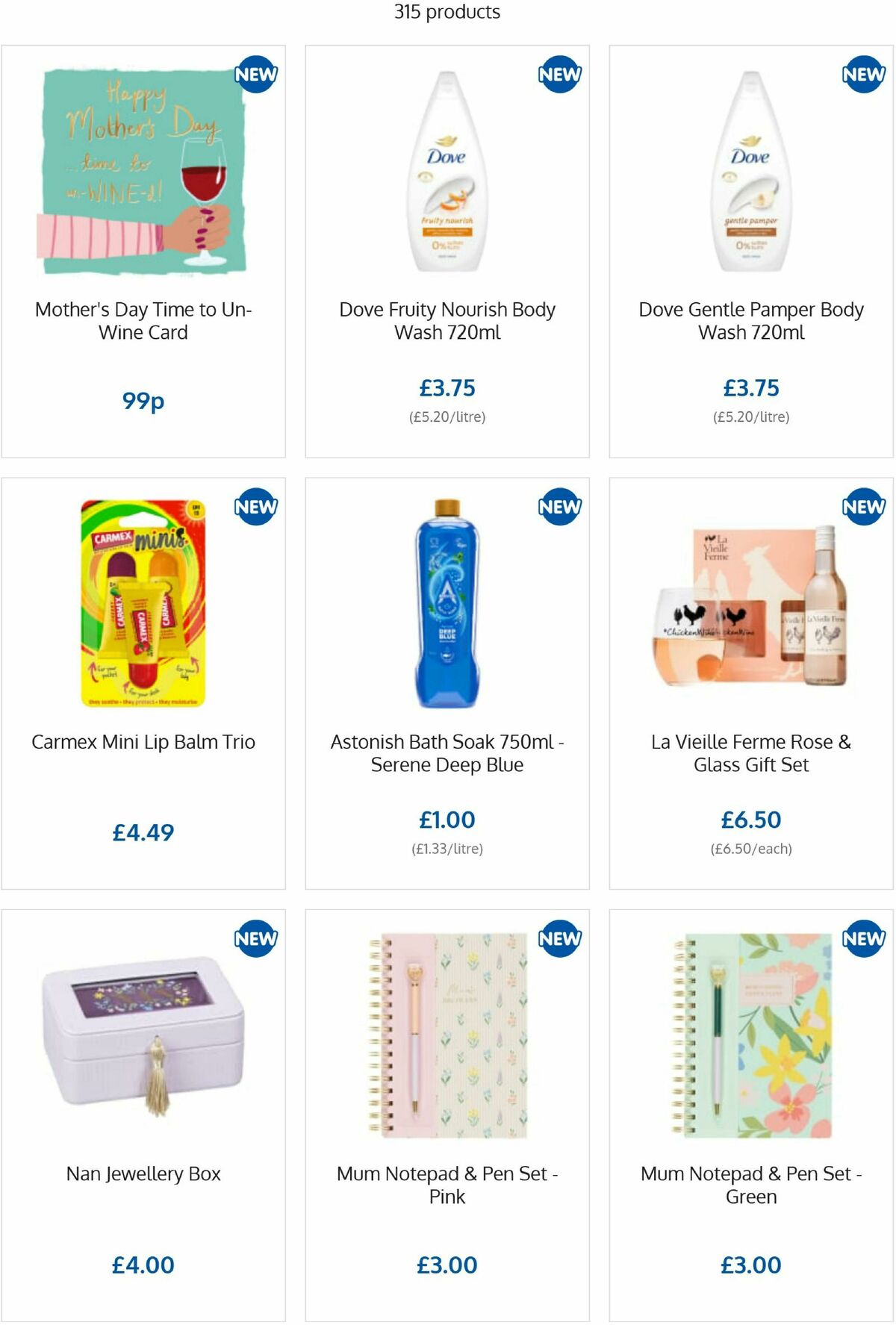 B&M Mother's Day Offers from 19 February