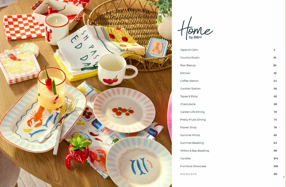 B&M Home Spring/Summer Offers from 19 February