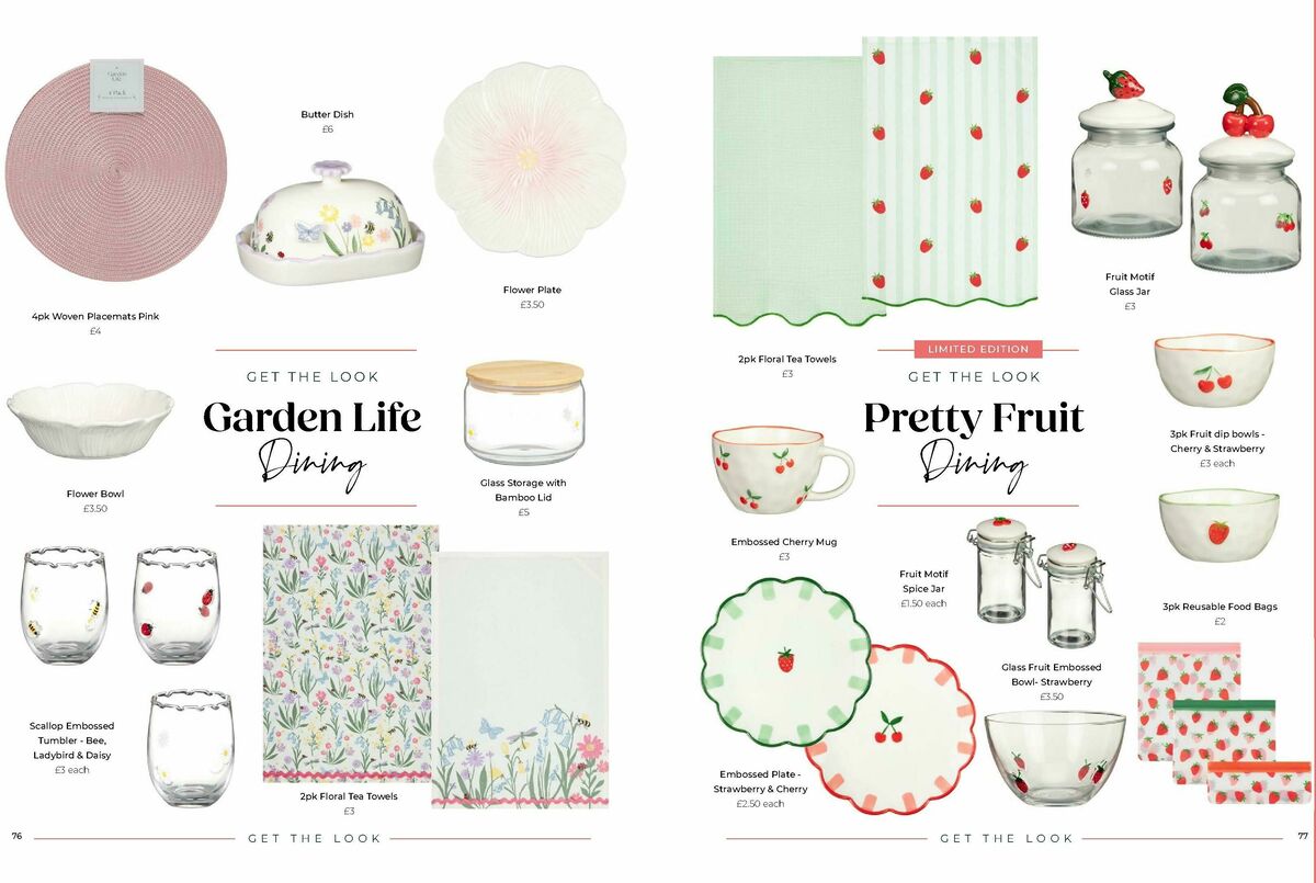 B&M Home Spring/Summer Offers from 19 February