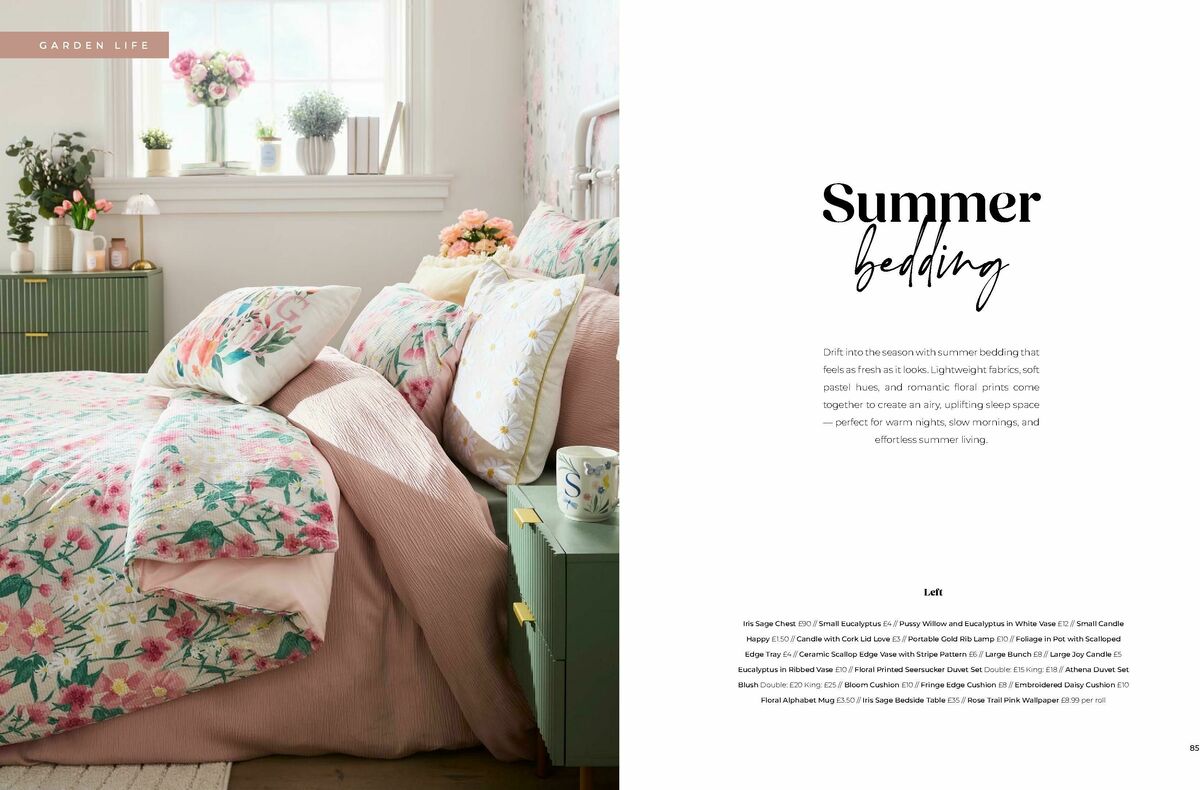 B&M Home Spring/Summer Offers from 19 February