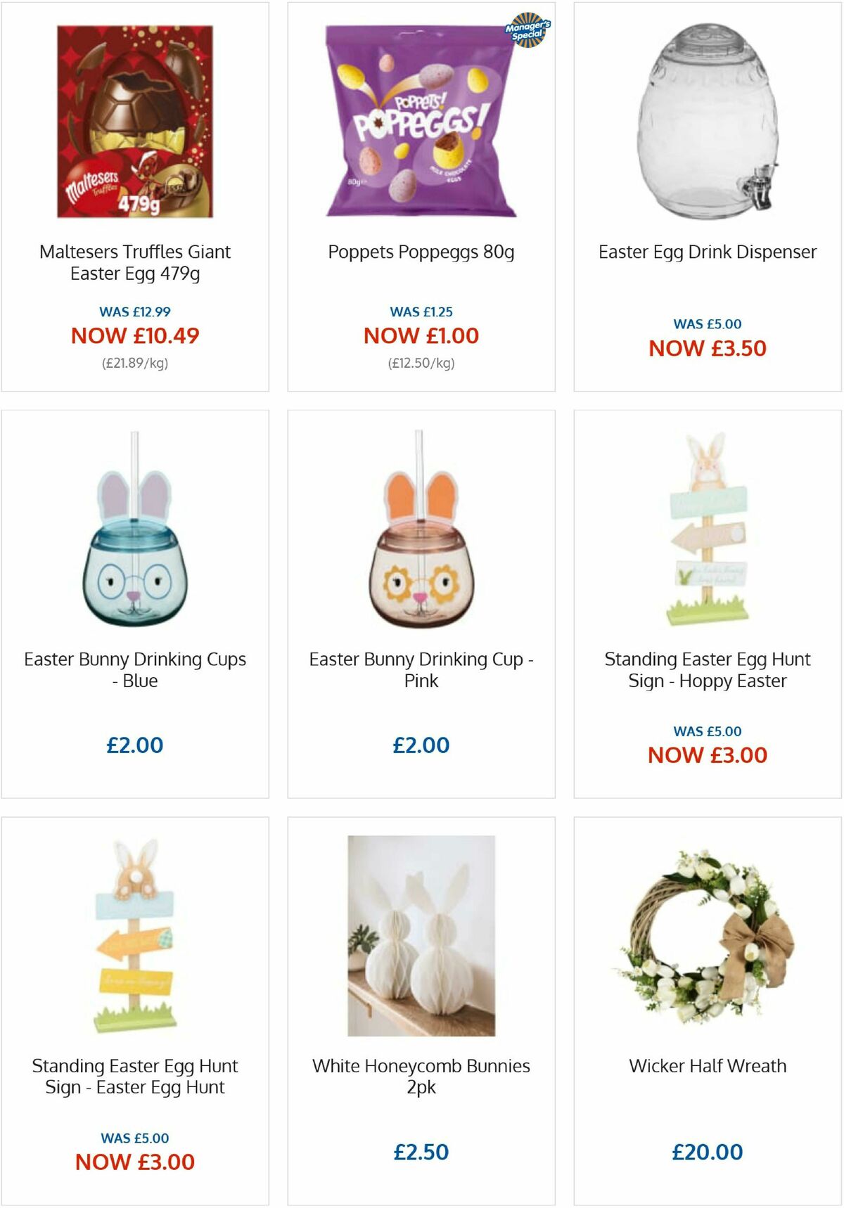 B&M Easter Offers from 19 March