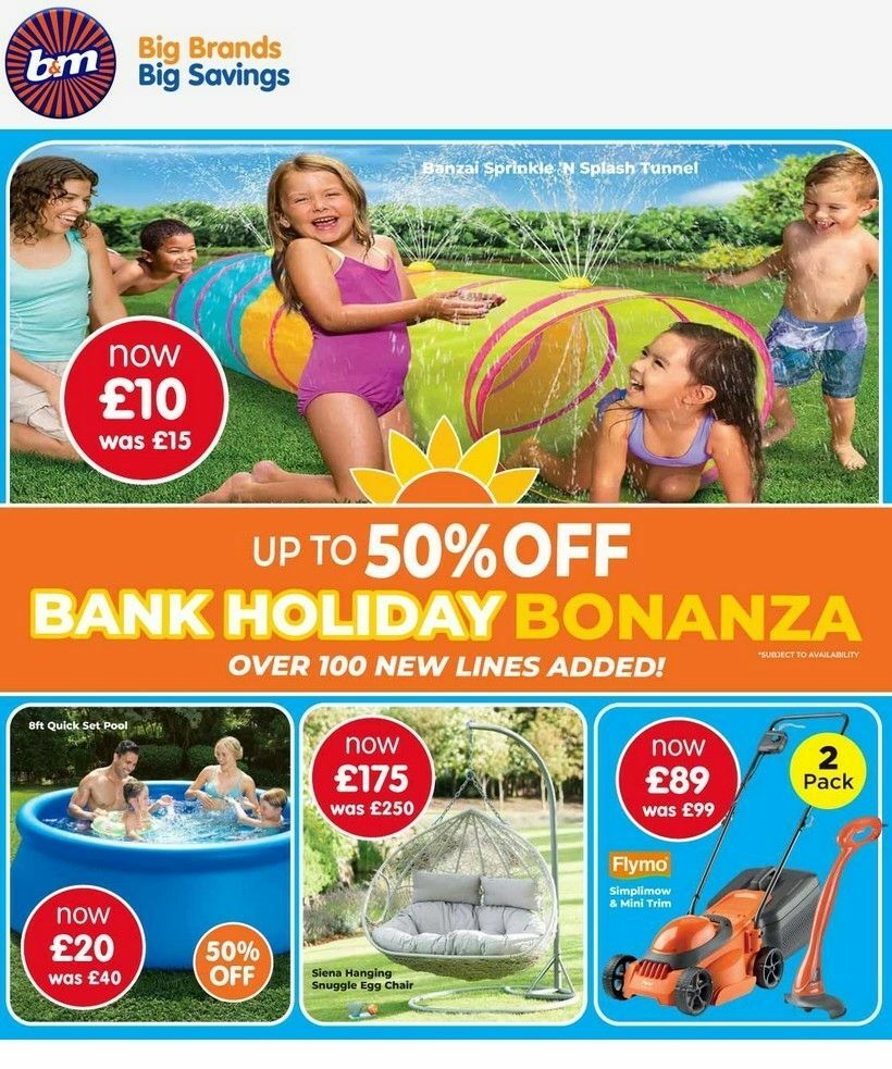 B&M Offers from 29 May