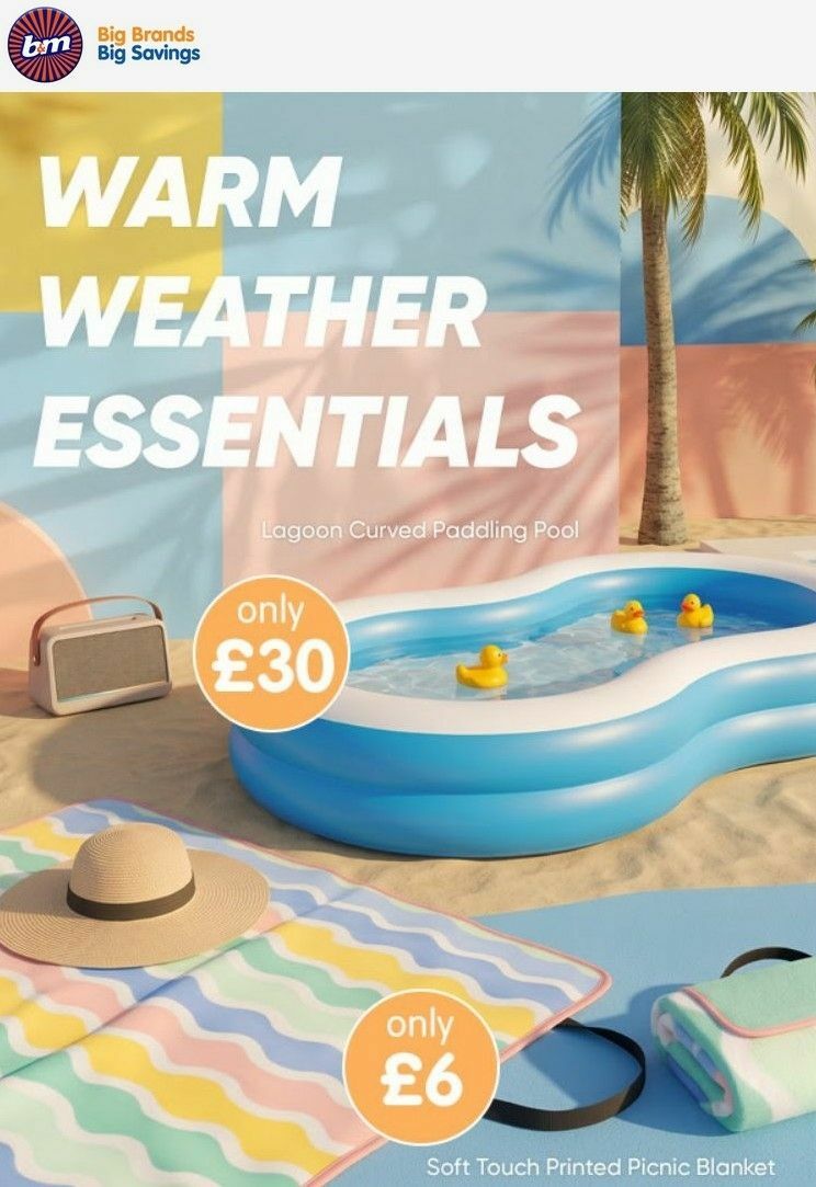 B&M Offers from 4 July