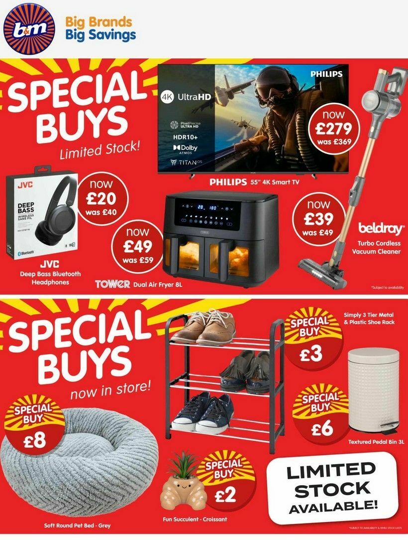B&M Offers from 15 August