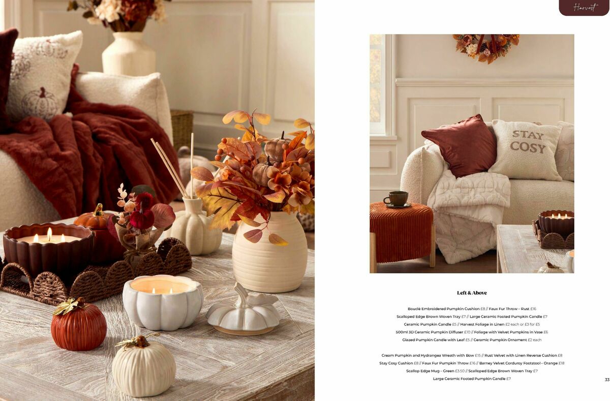 B&M Harvest & Winter Home Offers from 10 August
