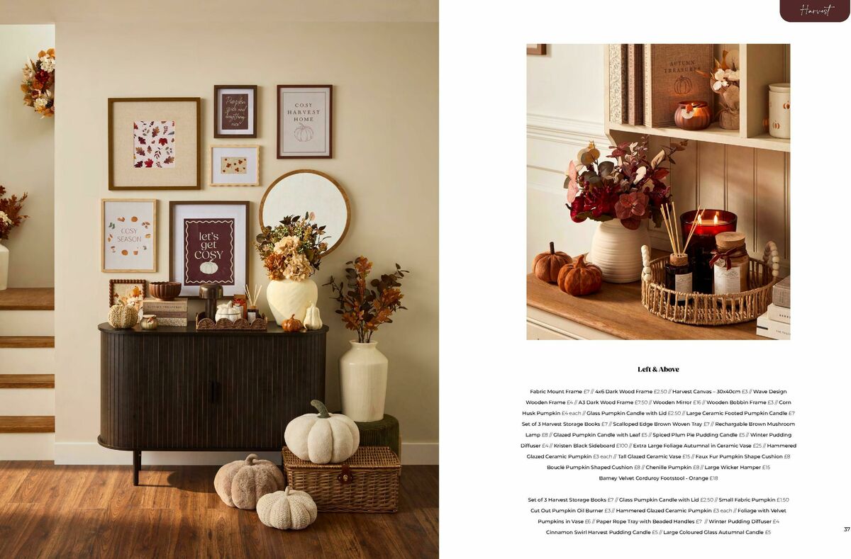 B&M Harvest & Winter Home Offers from 10 August