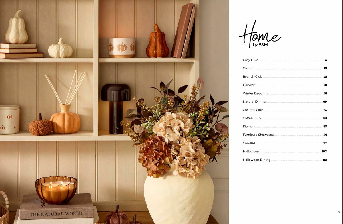 B&M Harvest & Winter Home Offers from 10 August