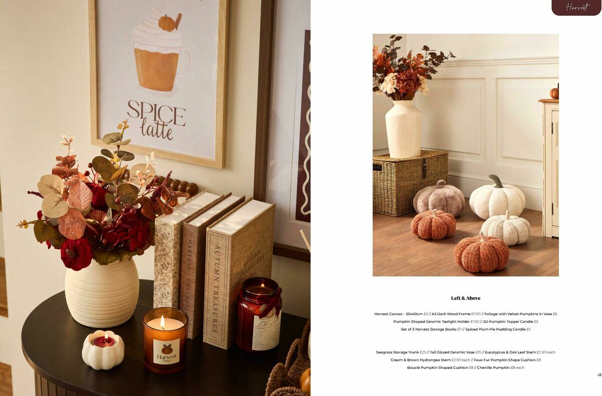 B&M Harvest & Winter Home Offers from 10 August