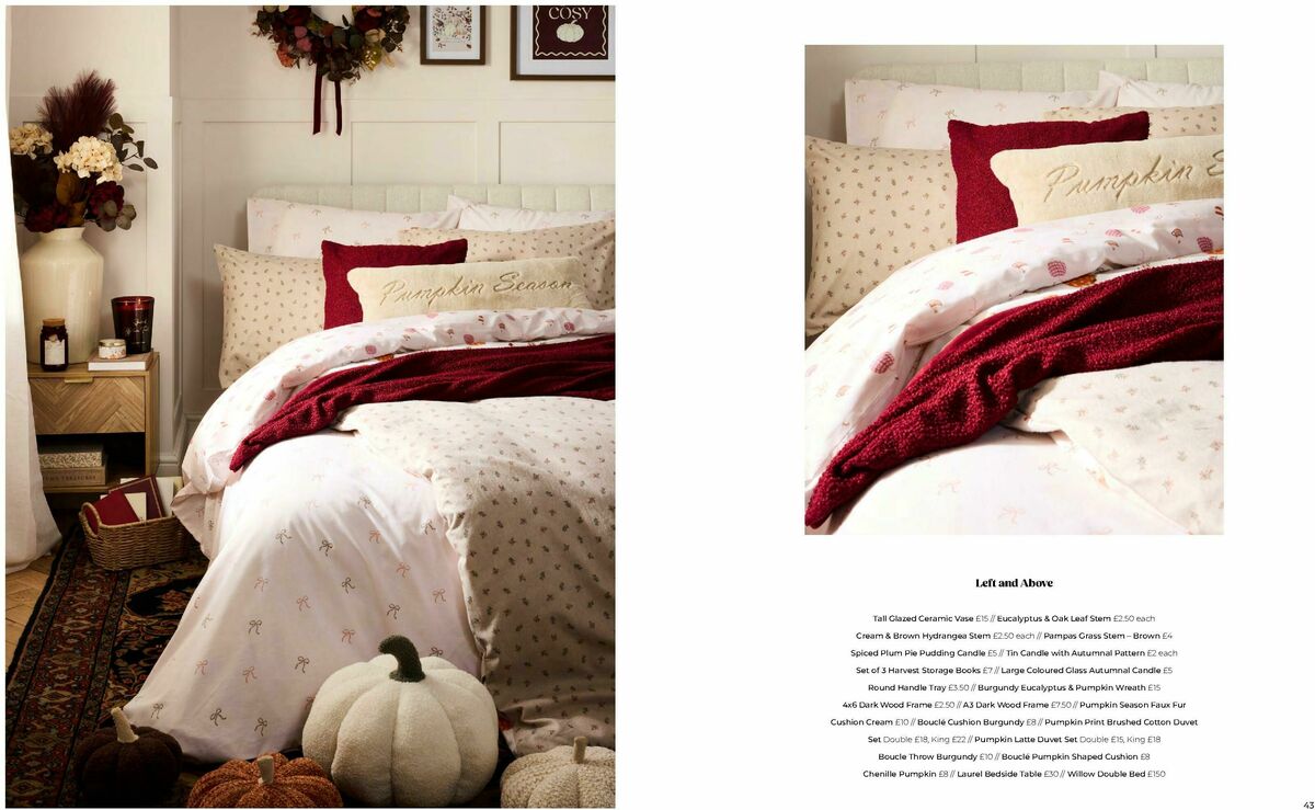 B&M Harvest & Winter Home Offers from 10 August