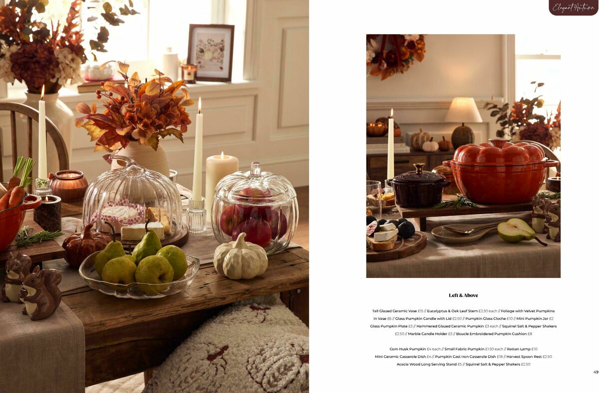 B&M Harvest & Winter Home Offers from 10 August