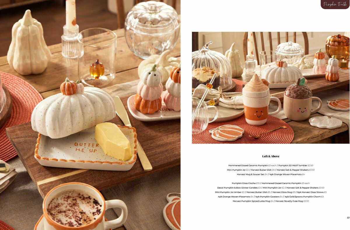 B&M Harvest & Winter Home Offers from 10 August