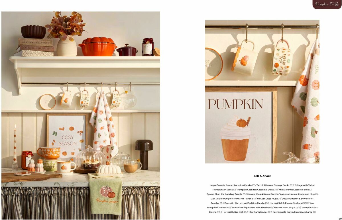 B&M Harvest & Winter Home Offers from 10 August