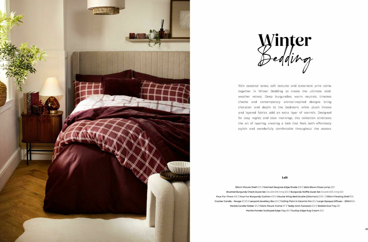 B&M Harvest & Winter Home Offers from 10 August