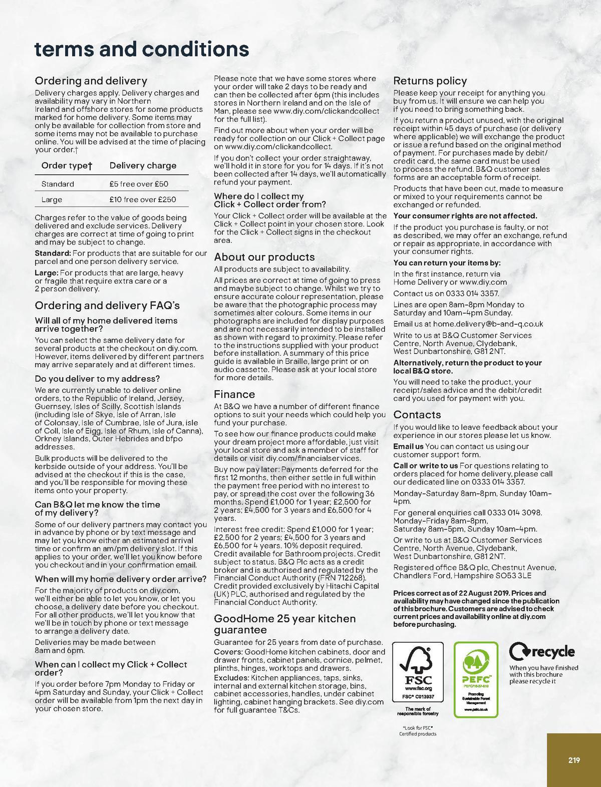 B&Q Offers from 22 August