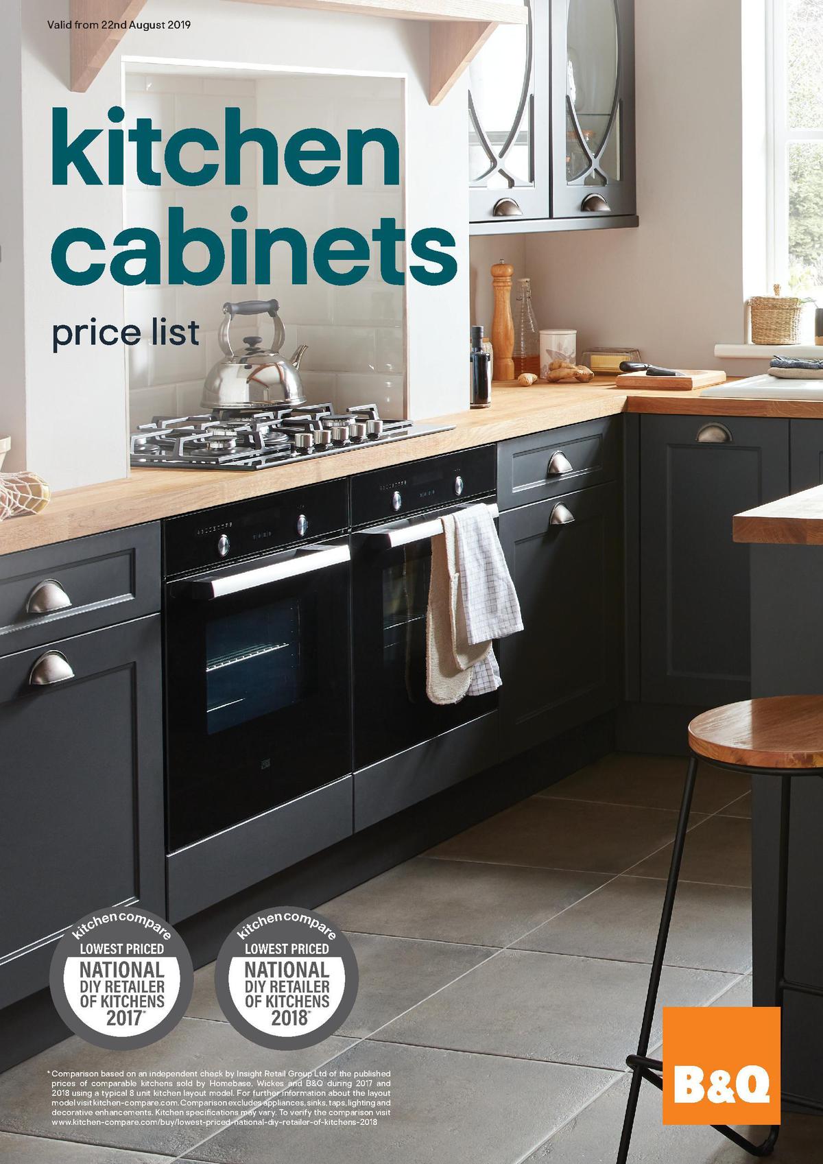 B&Q Kitchens Price Guide Offers from 22 August