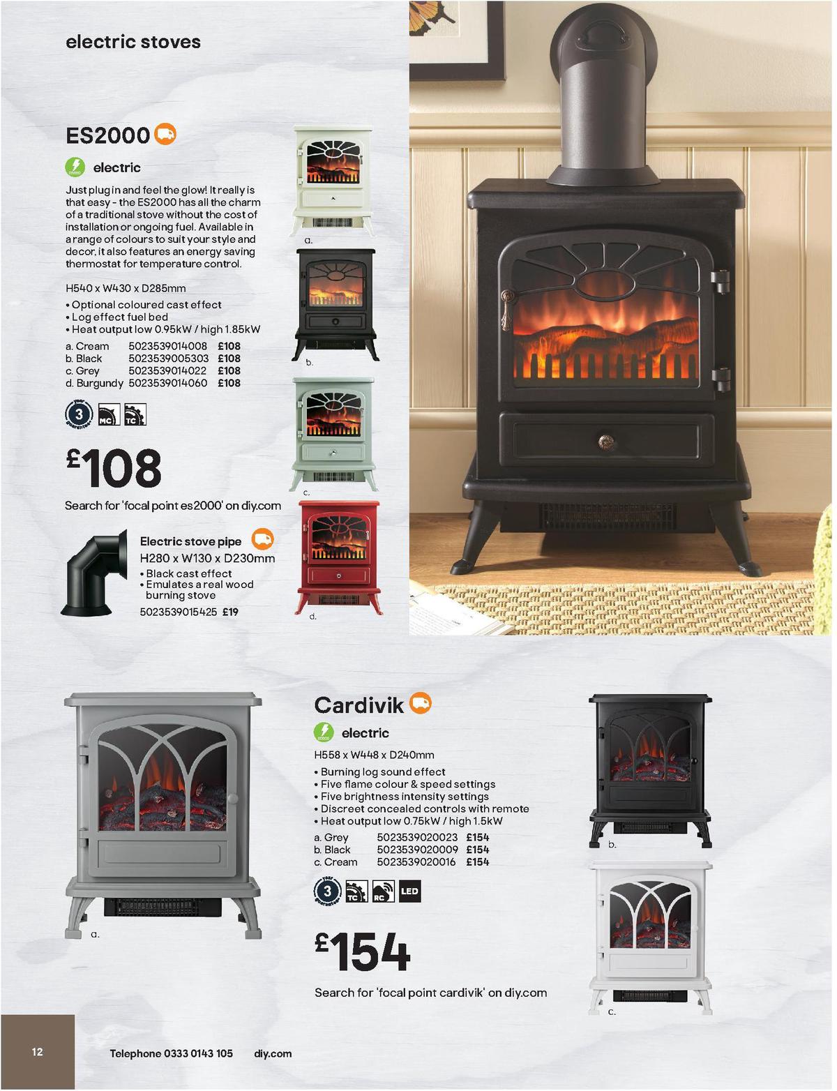 B&Q Fire Collections Offers from 13 September