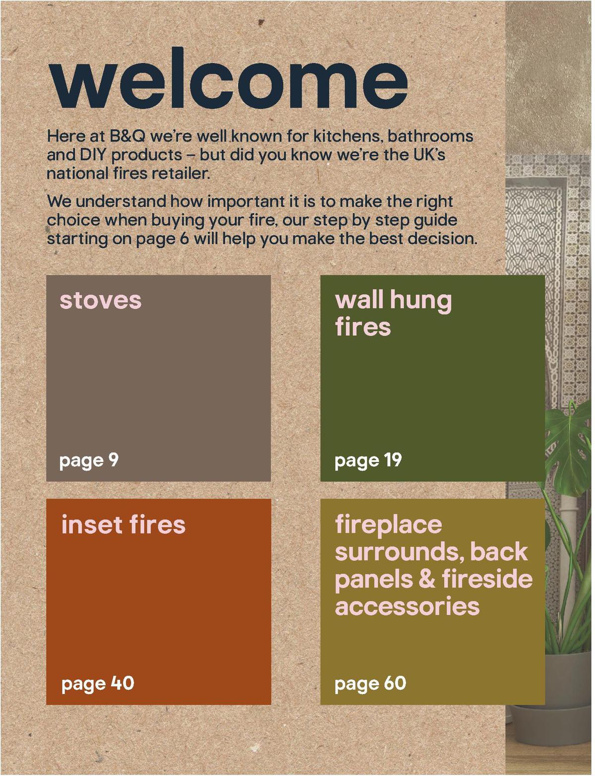 B&Q Fire Collections Offers from 13 September