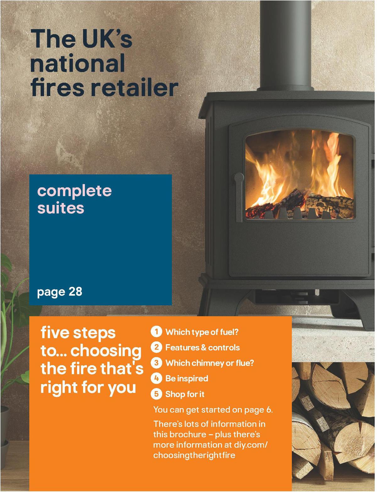 B&Q Fire Collections Offers from 13 September