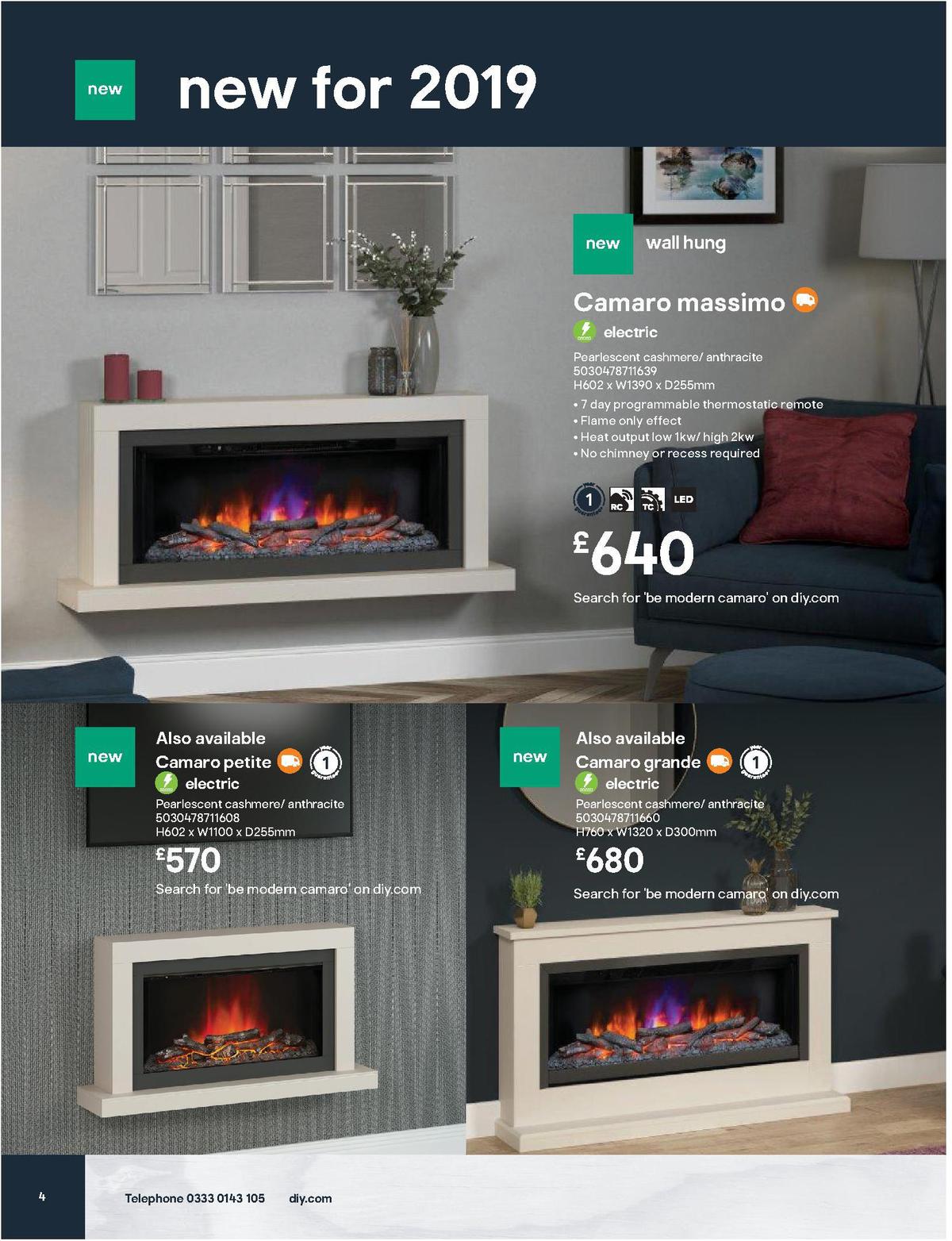 B&Q Fire Collections Offers from 13 September