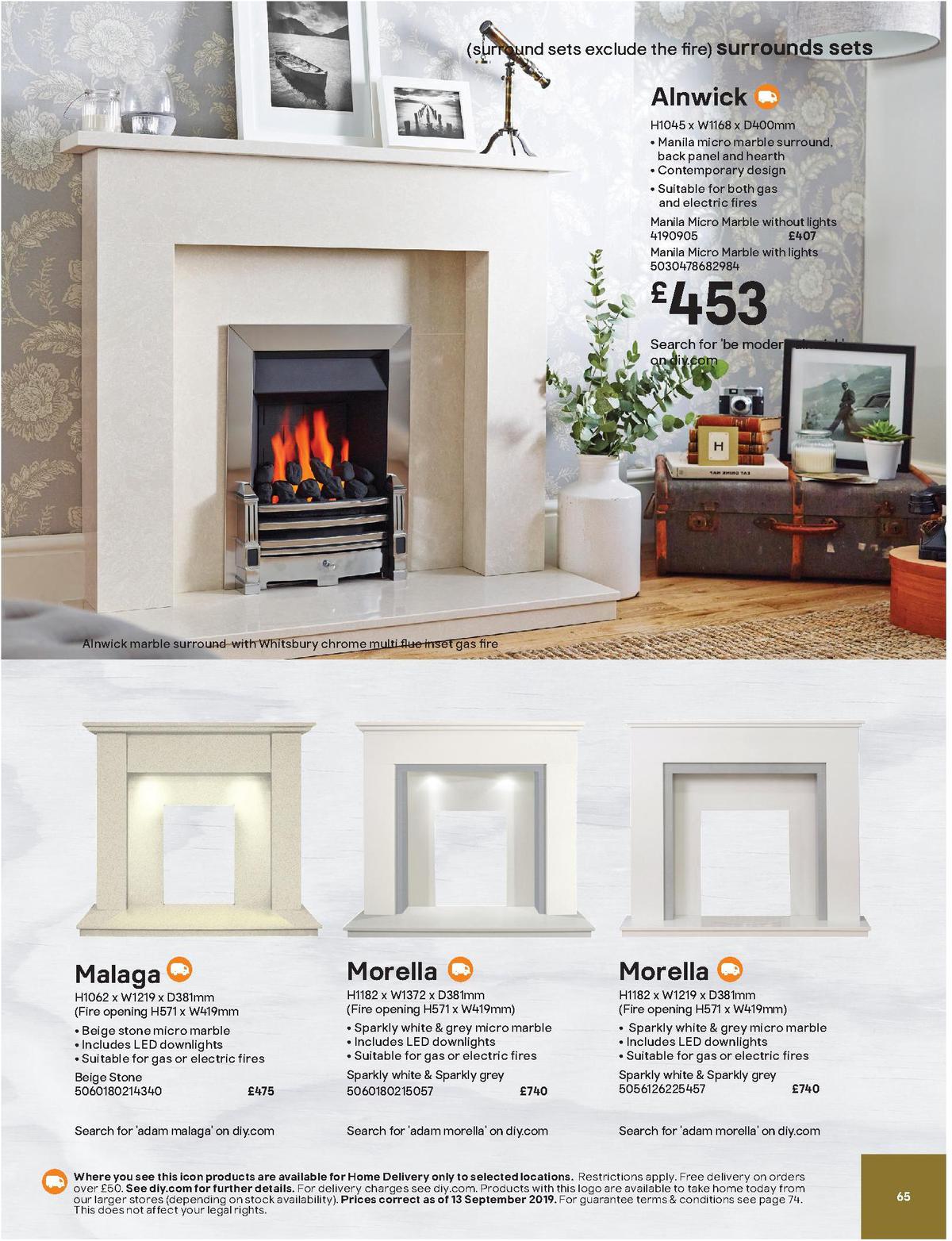 B&Q Fire Collections Offers from 13 September