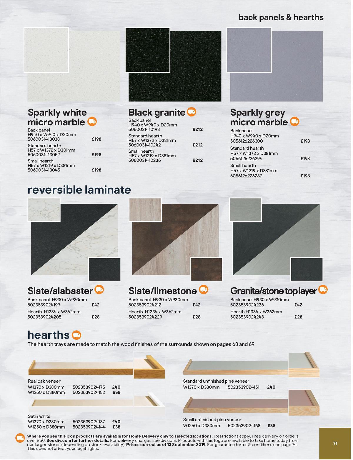 B&Q Fire Collections Offers from 13 September