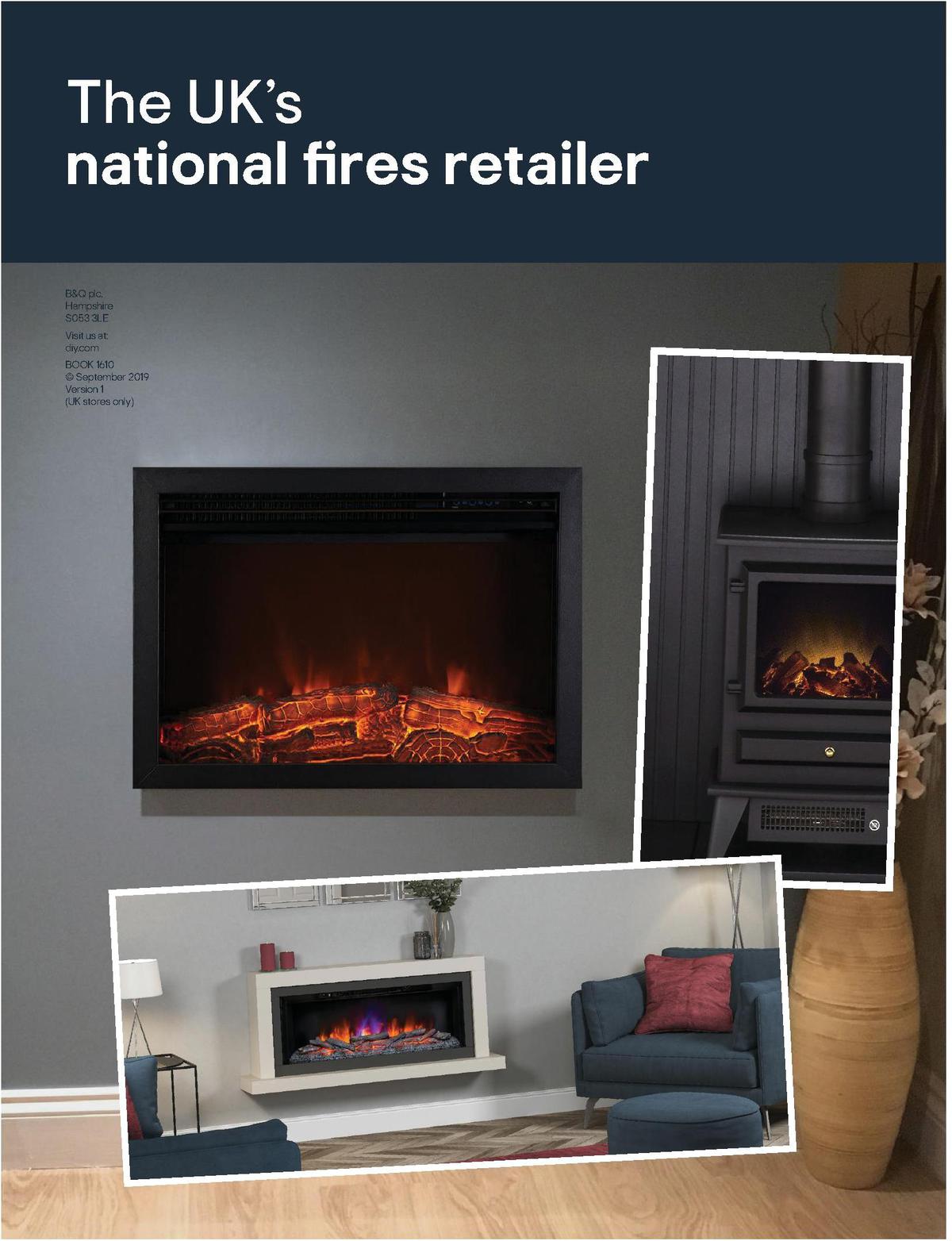 B&Q Fire Collections Offers from 13 September