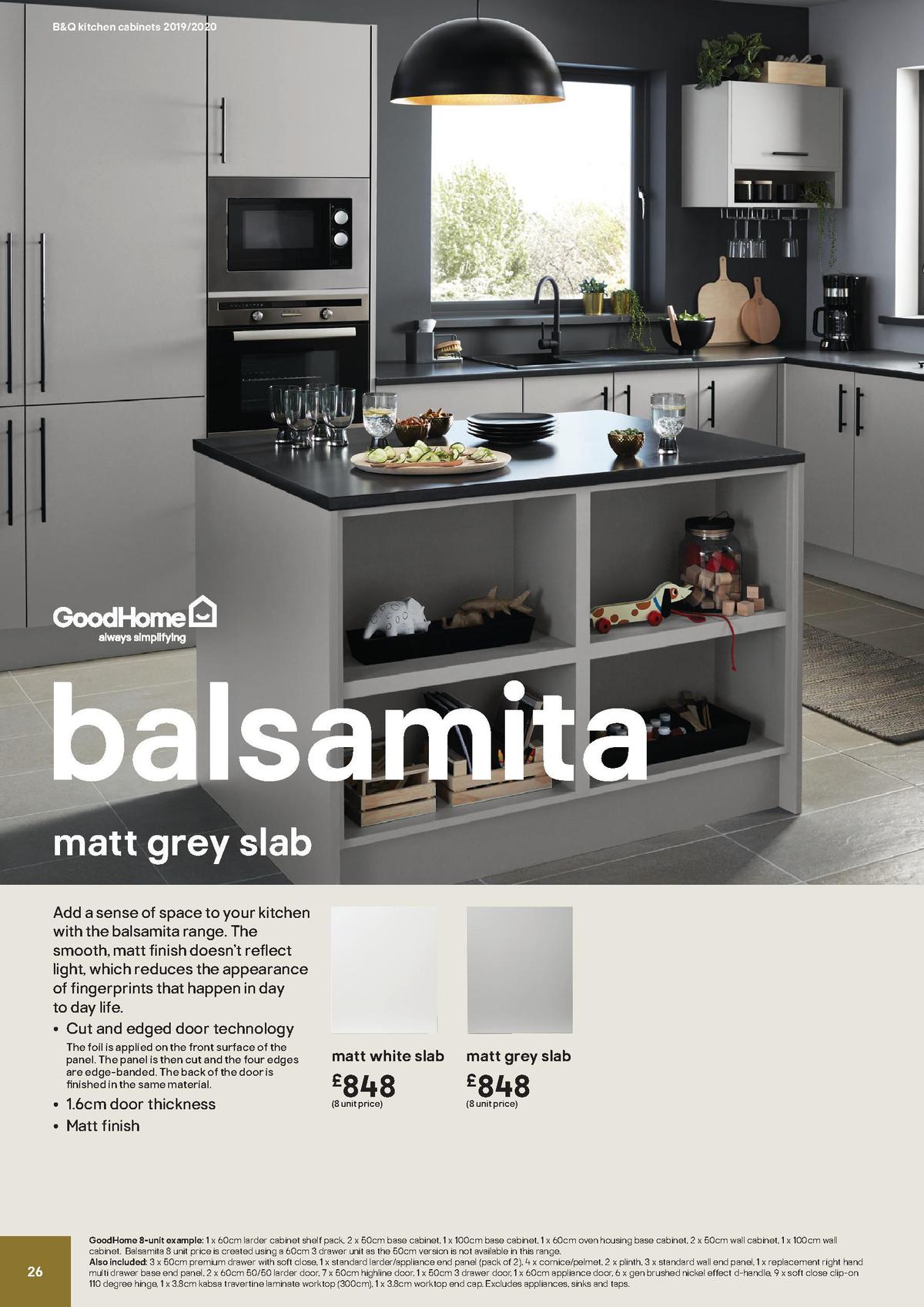 B&Q Kitchen Cabinets price list Offers from 20 December