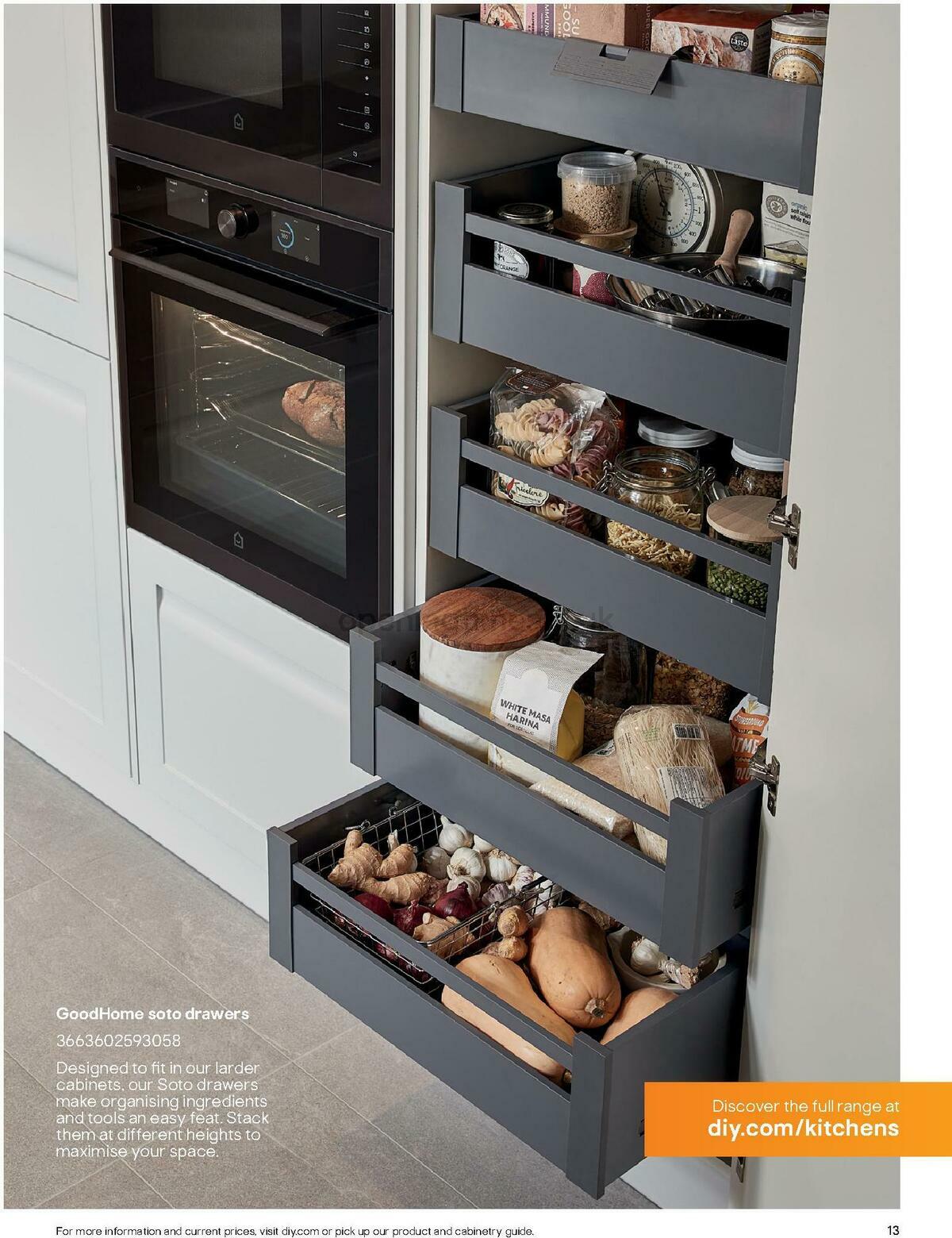 B&Q Kitchen Collections Offers from 15 September