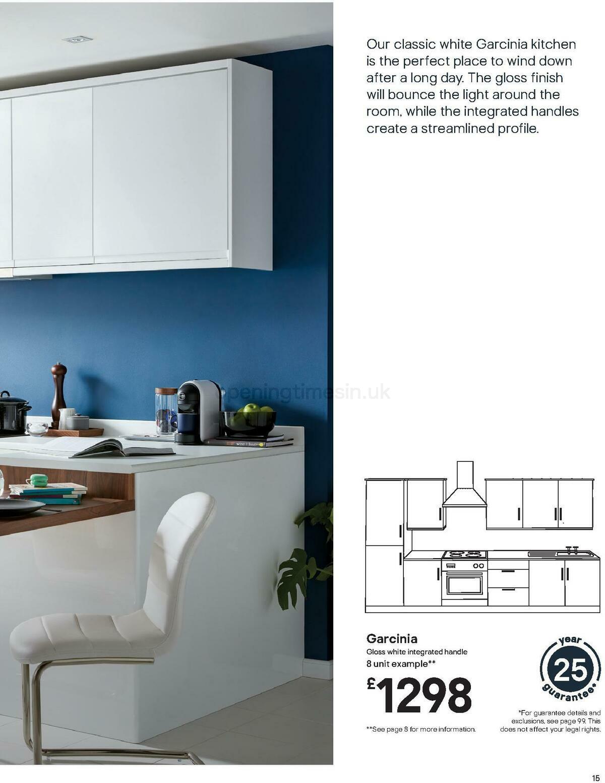 B&Q Kitchen Collections Offers from 15 September