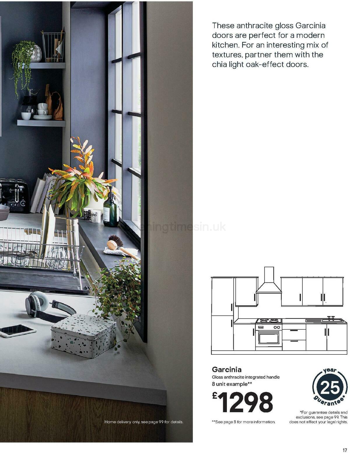 B&Q Kitchen Collections Offers from 15 September