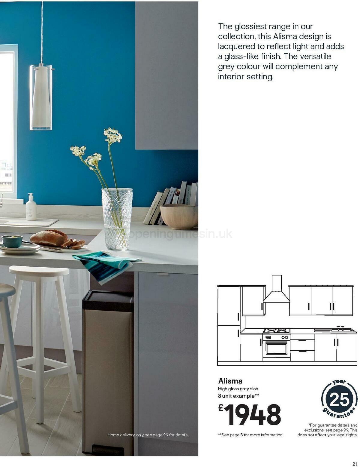 B&Q Kitchen Collections Offers from 15 September