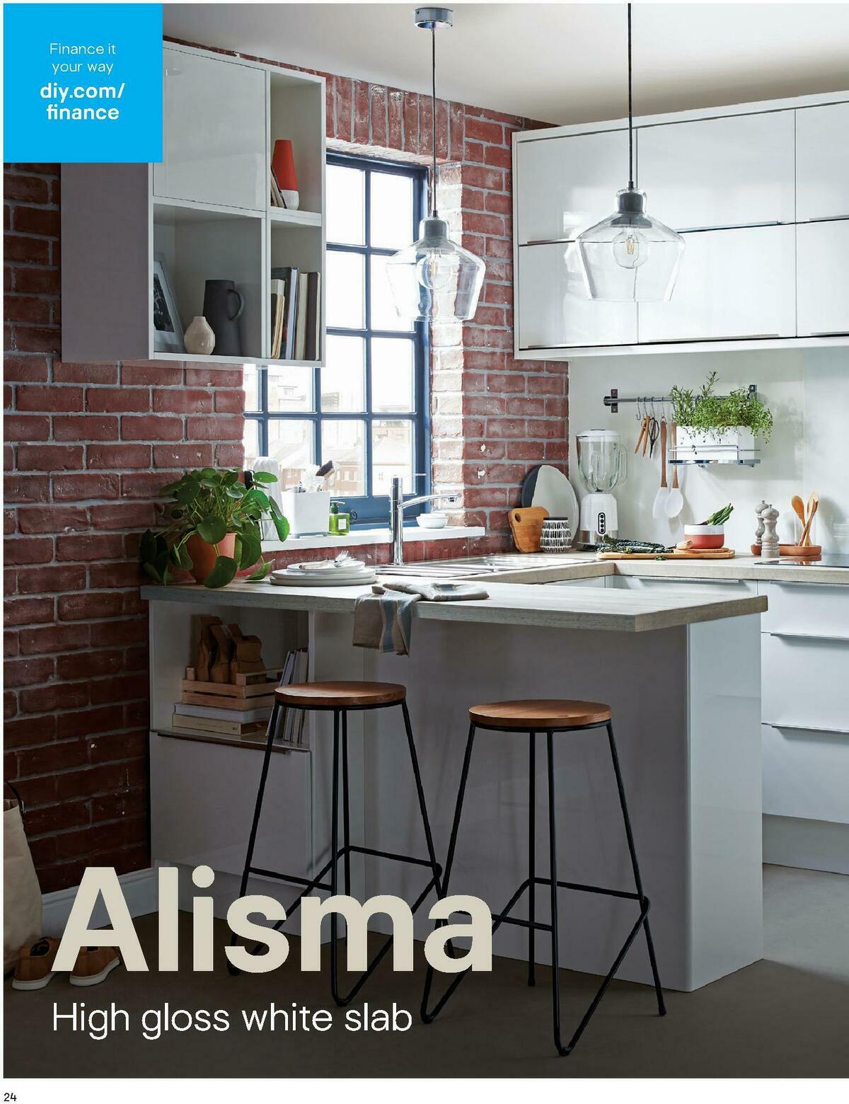 B&Q Kitchen Collections Offers from 15 September