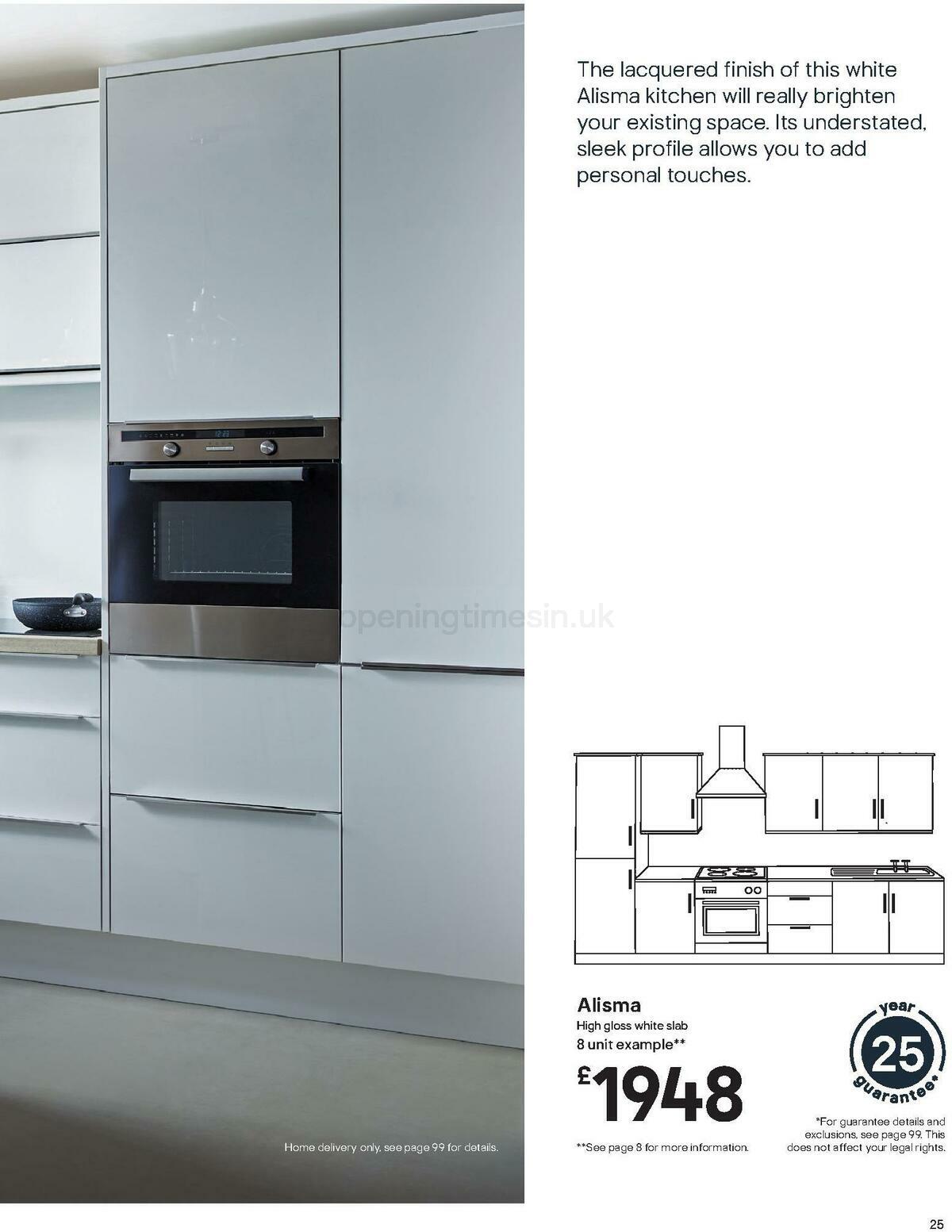 B&Q Kitchen Collections Offers from 15 September