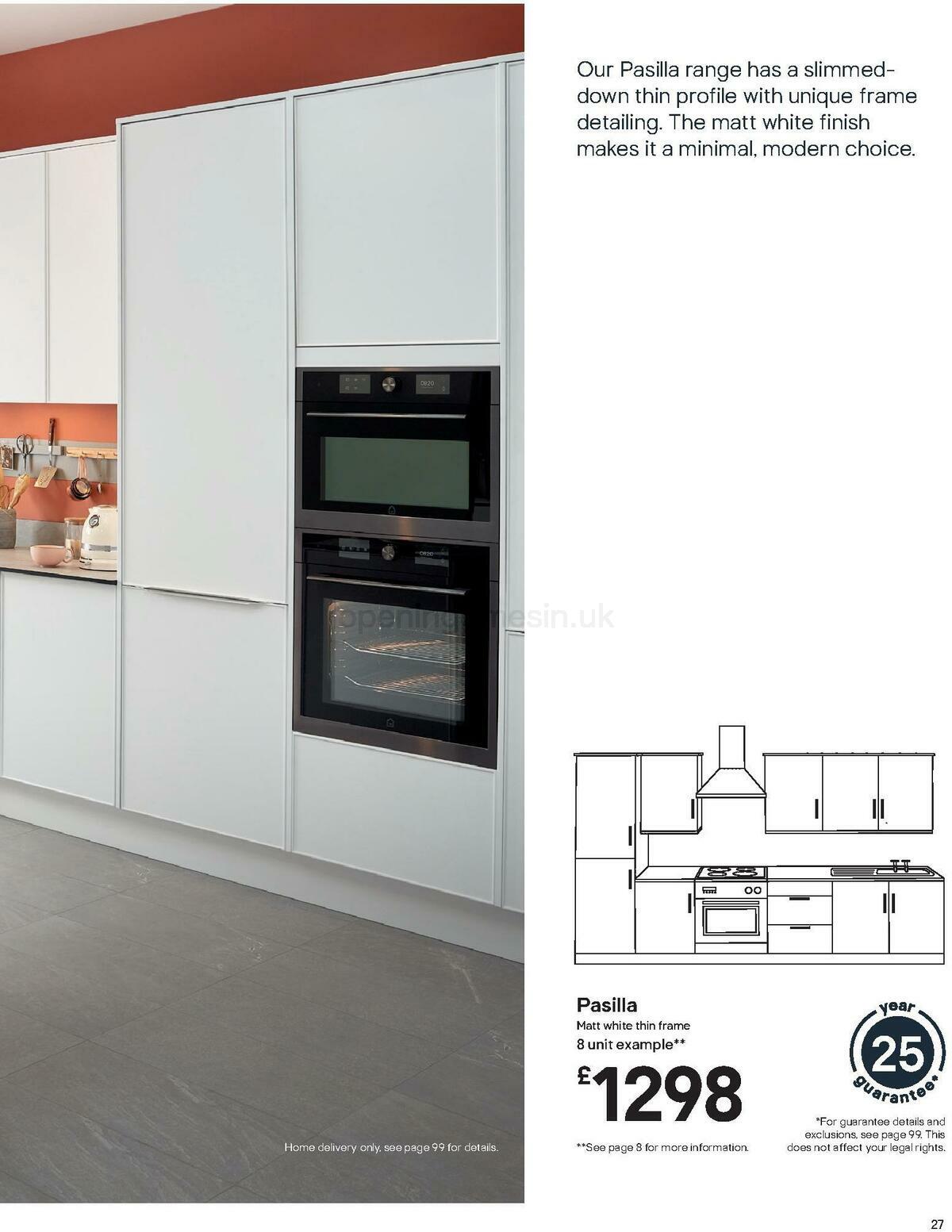 B&Q Kitchen Collections Offers from 15 September