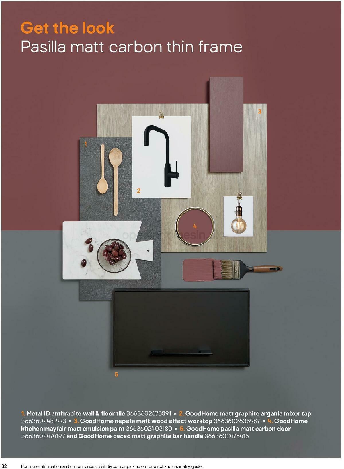 B&Q Kitchen Collections Offers from 15 September