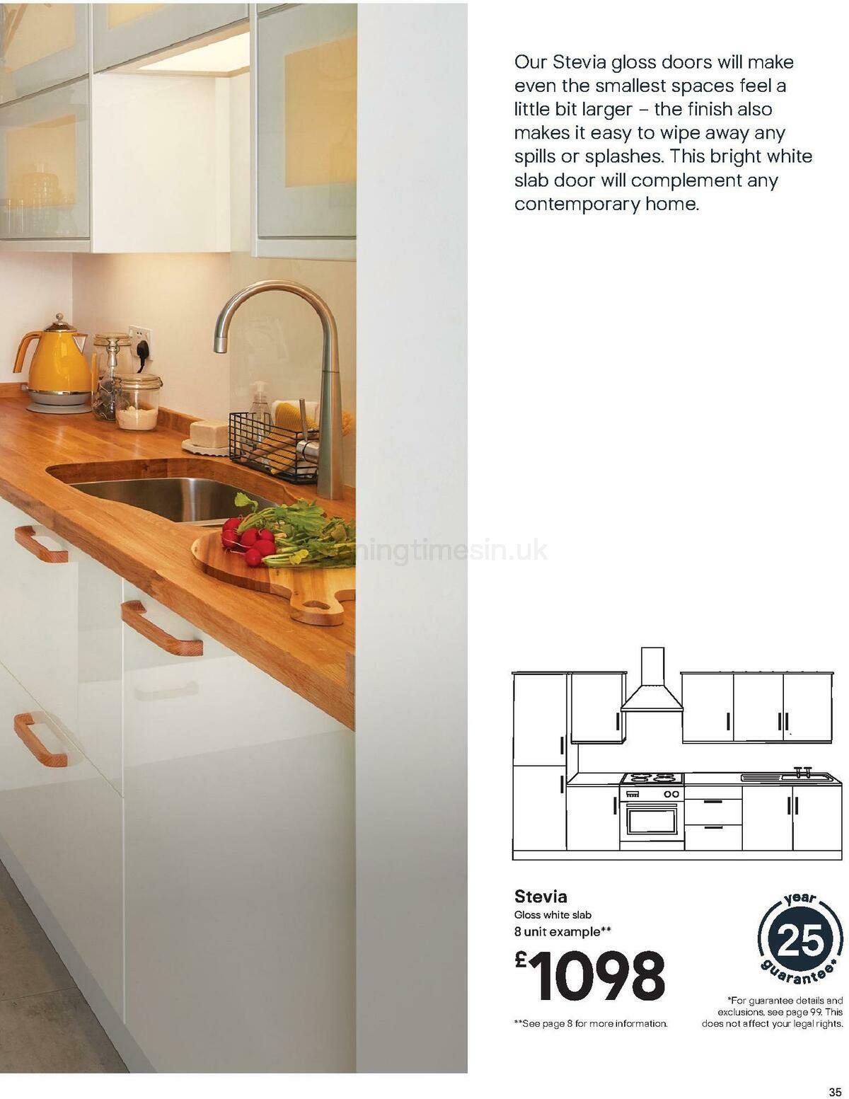 B&Q Kitchen Collections Offers from 15 September