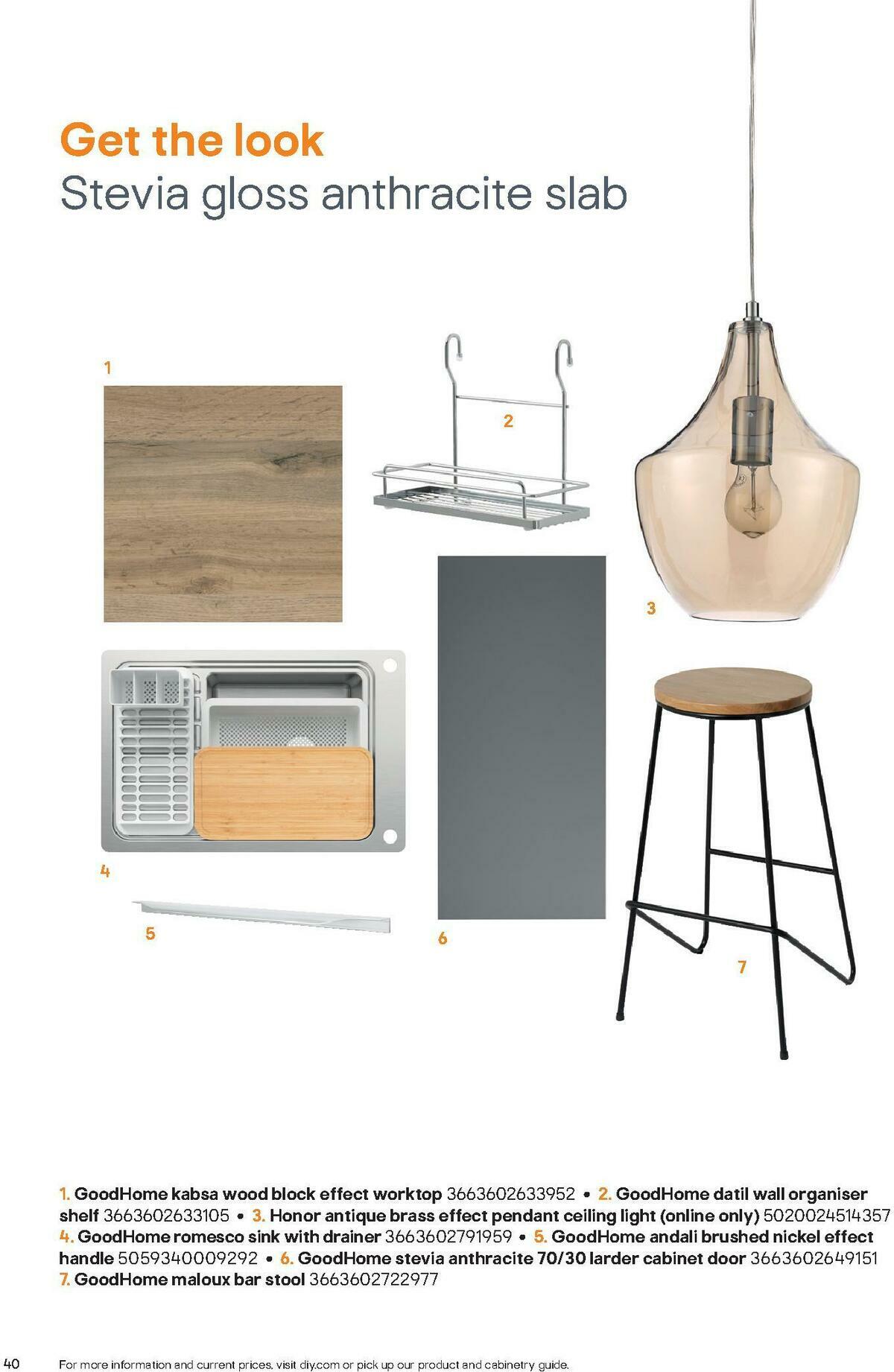B&Q Kitchen Collections Offers from 15 September