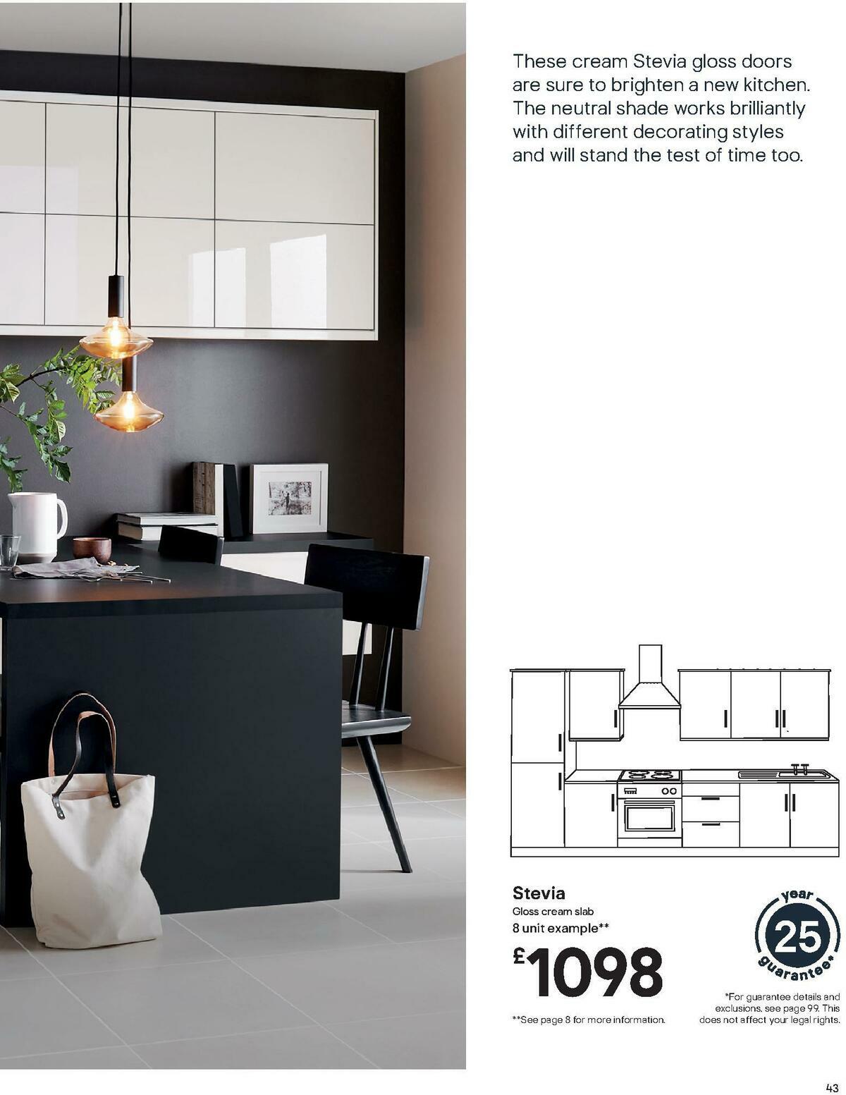 B&Q Kitchen Collections Offers from 15 September
