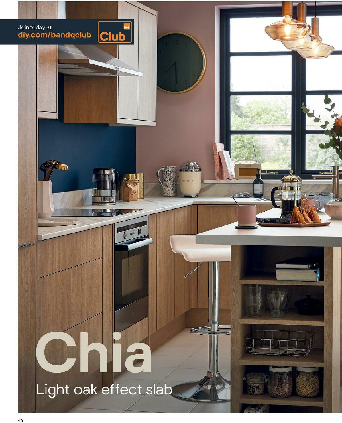 B&Q Kitchen Collections Offers from 15 September