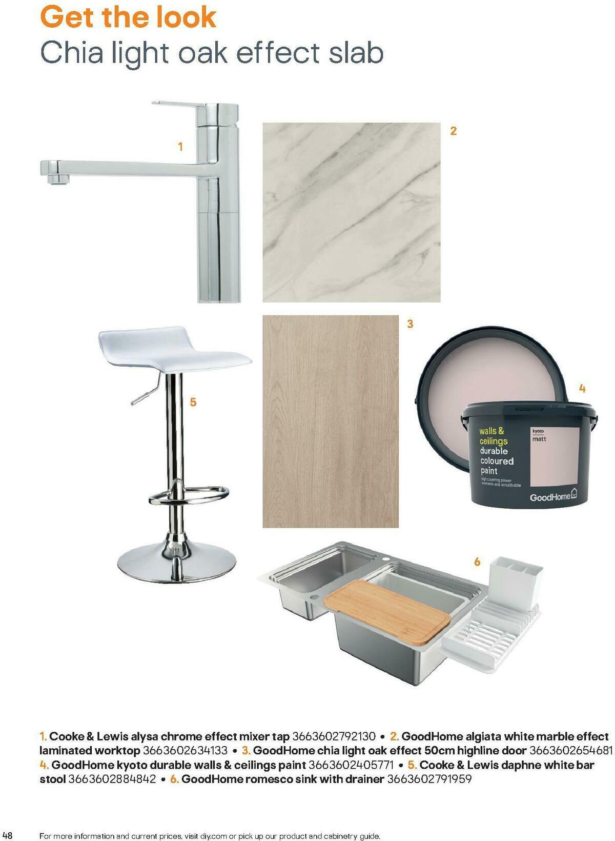 B&Q Kitchen Collections Offers from 15 September