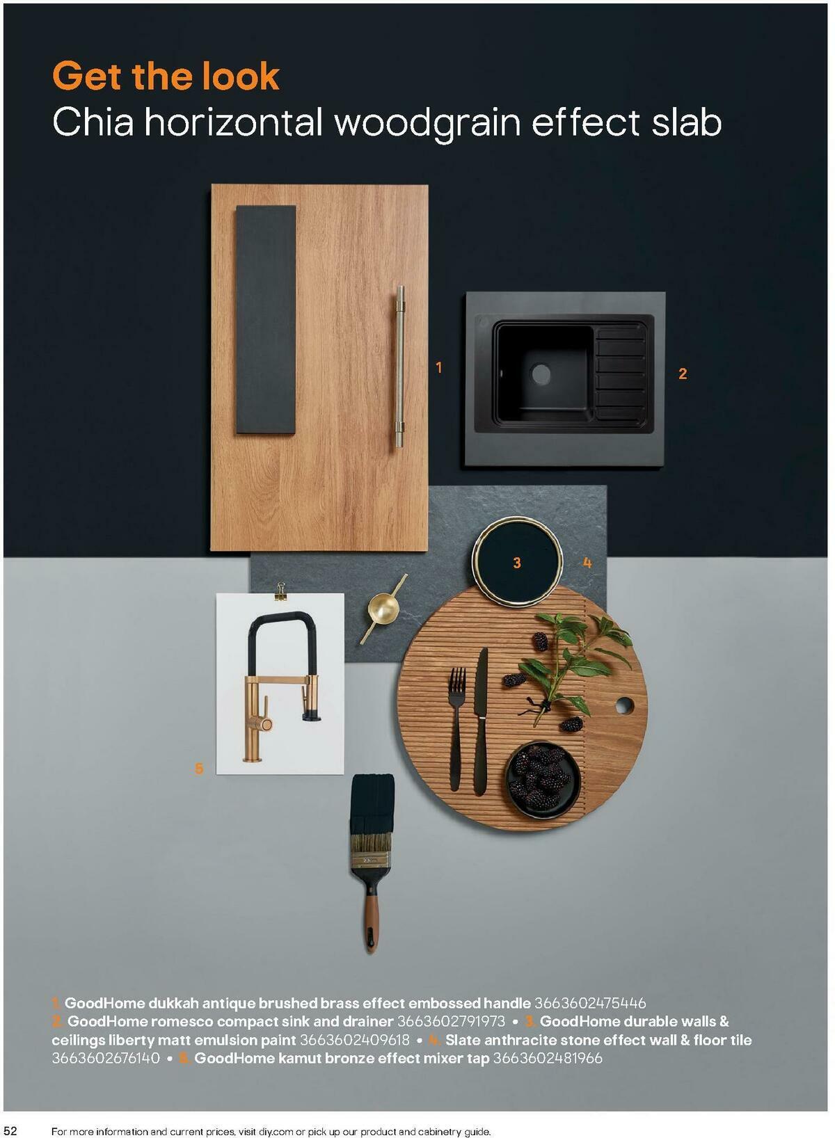 B&Q Kitchen Collections Offers from 15 September