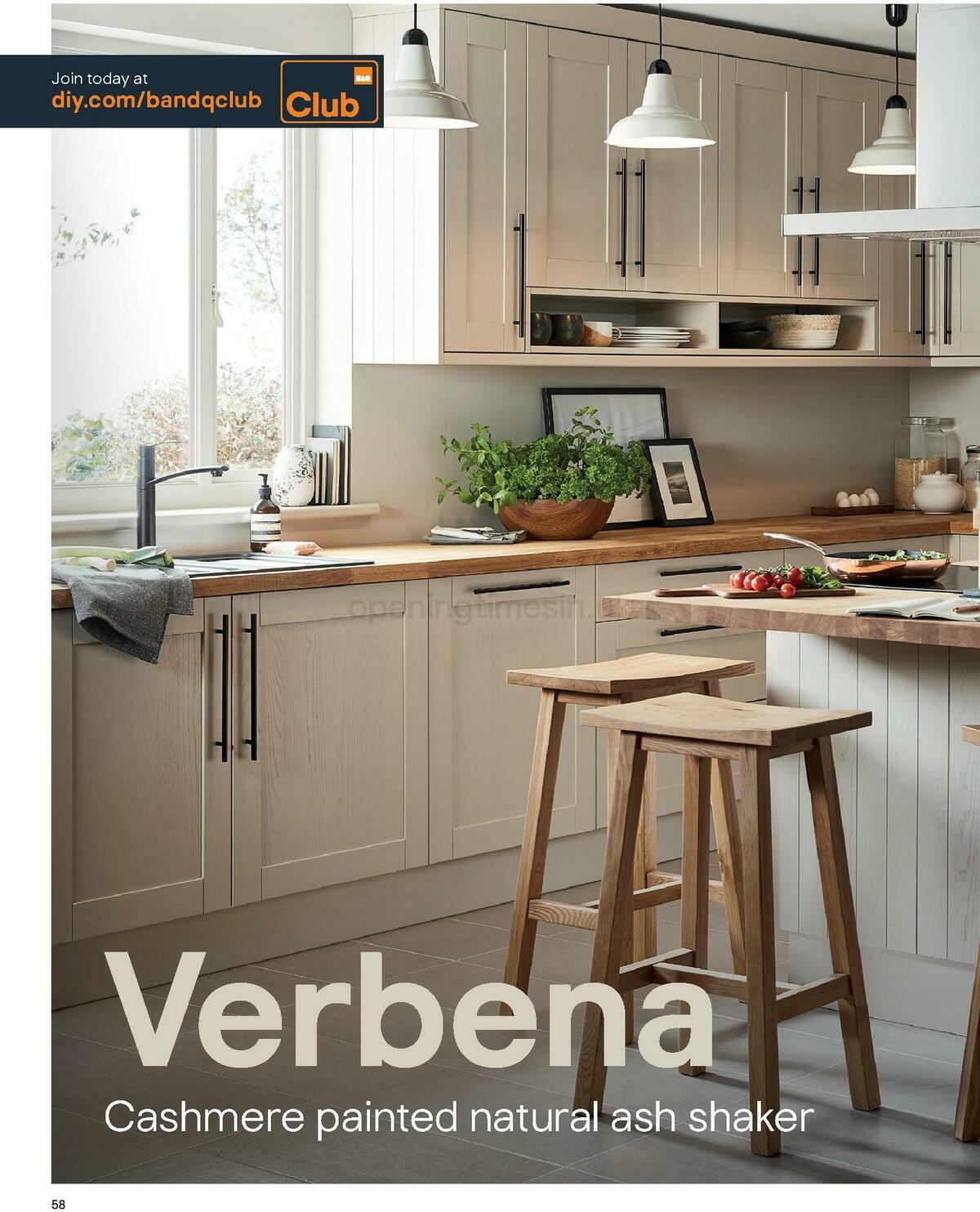 B&Q Kitchen Collections Offers from 15 September