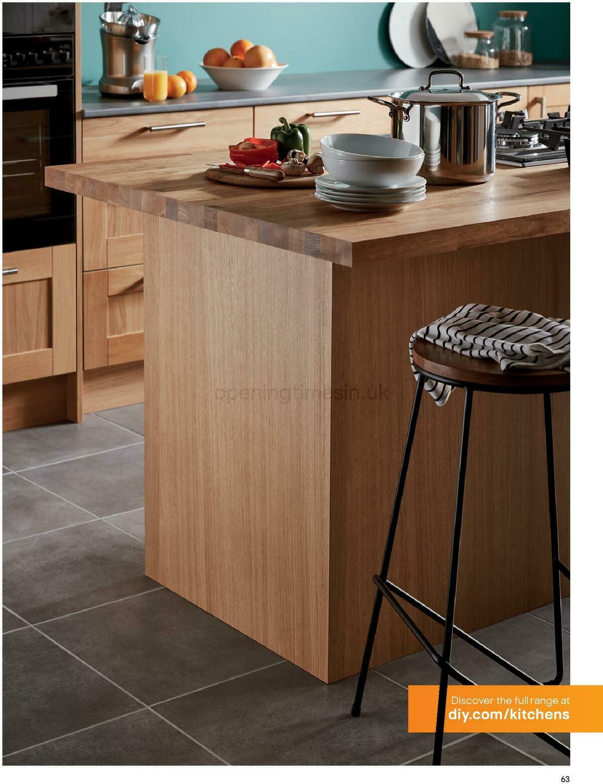 B&Q Kitchen Collections Offers from 15 September