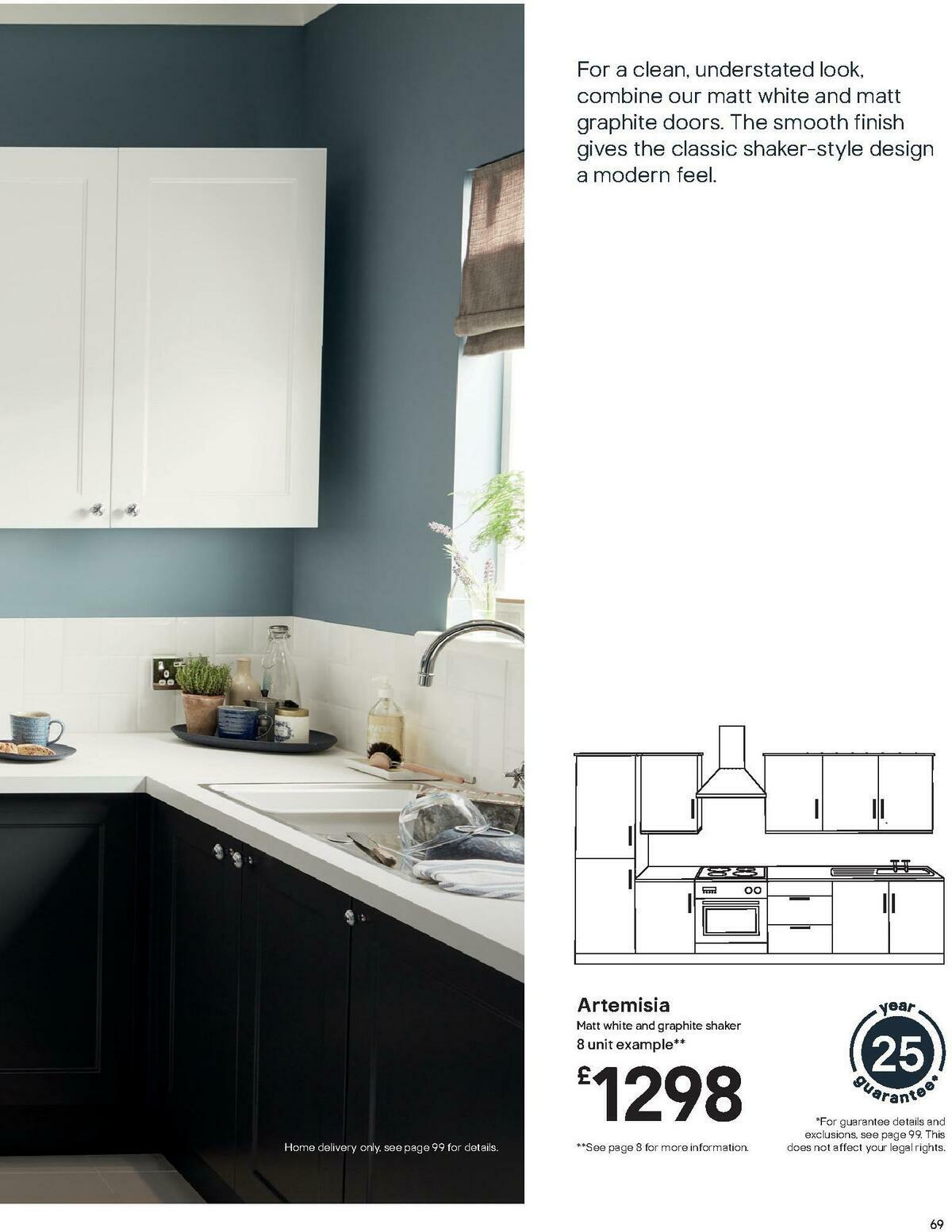 B&Q Kitchen Collections Offers from 15 September