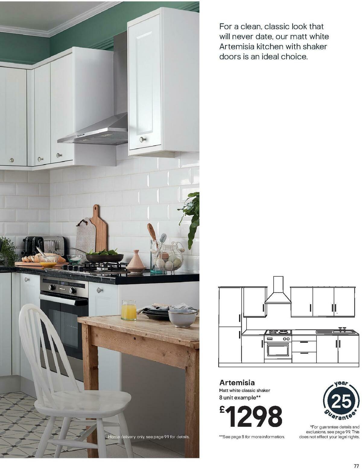 B&Q Kitchen Collections Offers from 15 September