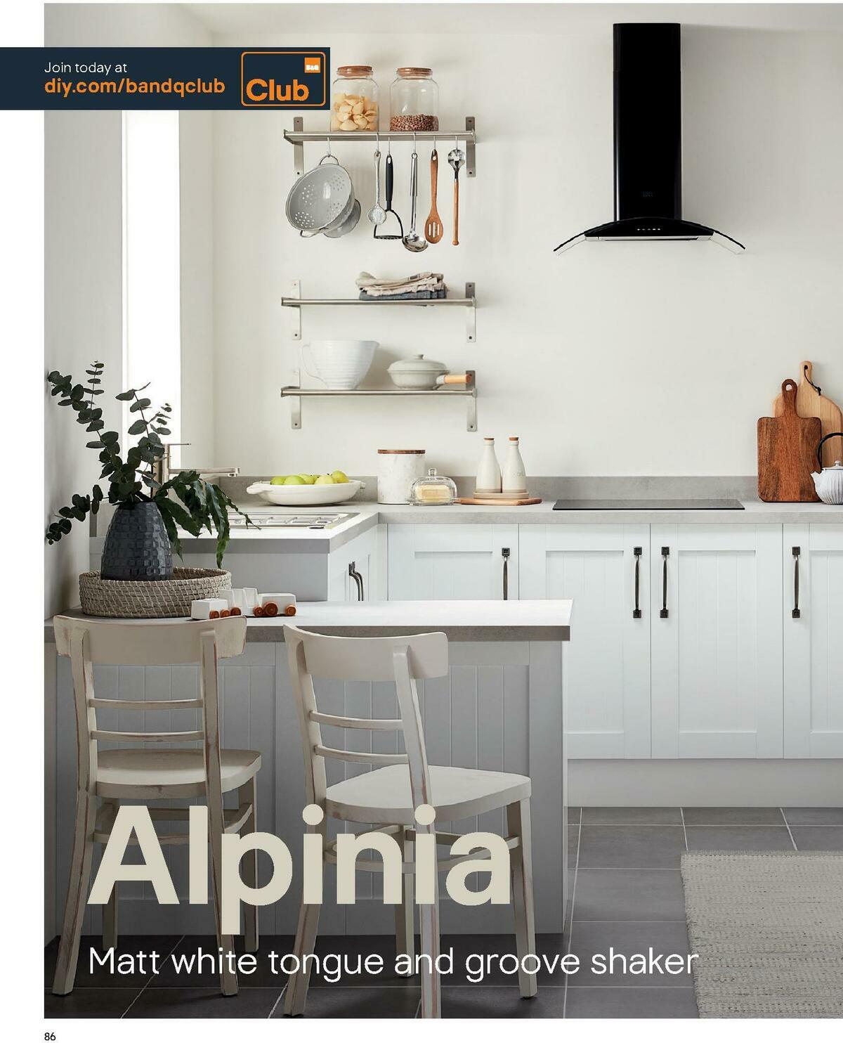 B&Q Kitchen Collections Offers from 15 September