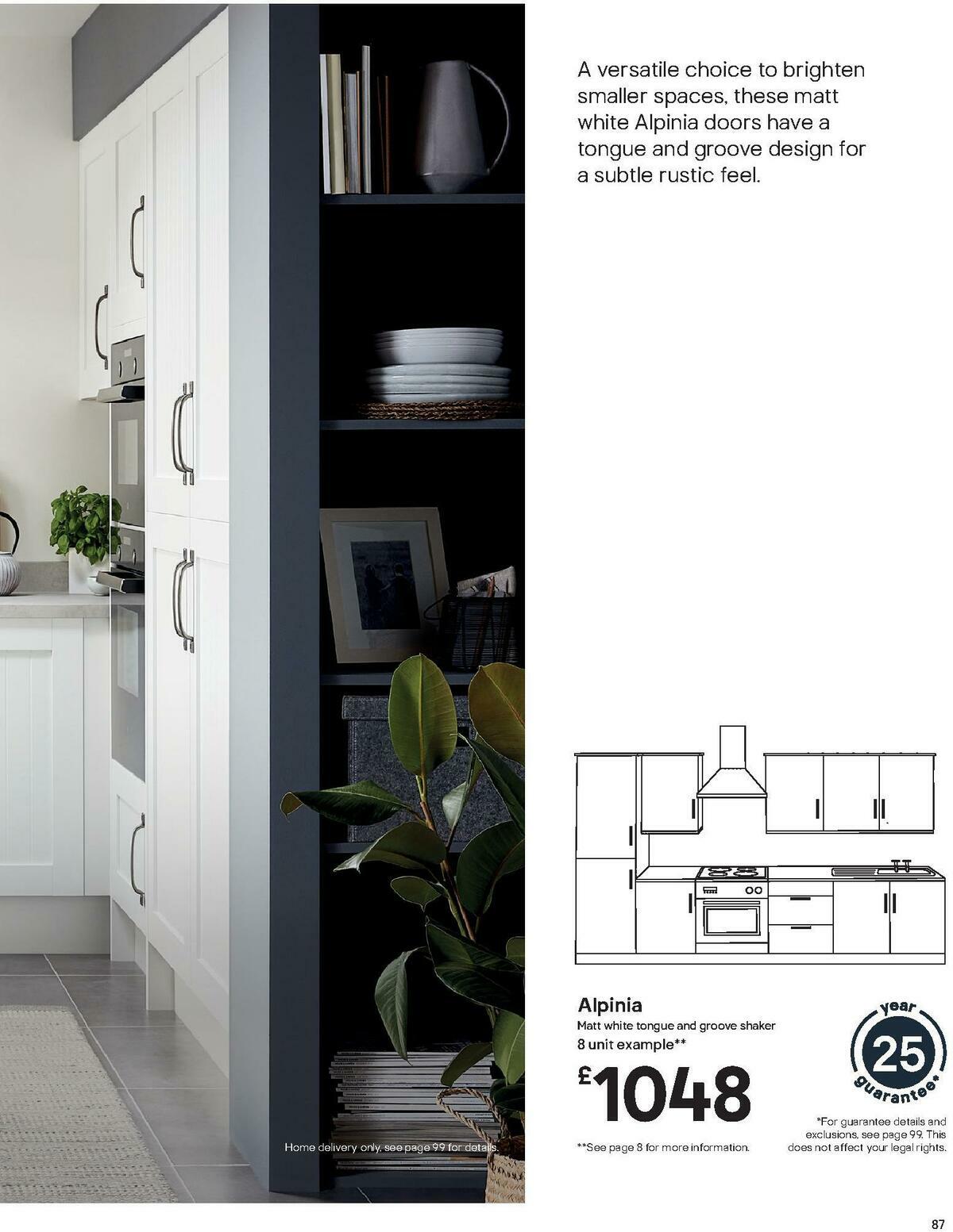 B&Q Kitchen Collections Offers from 15 September