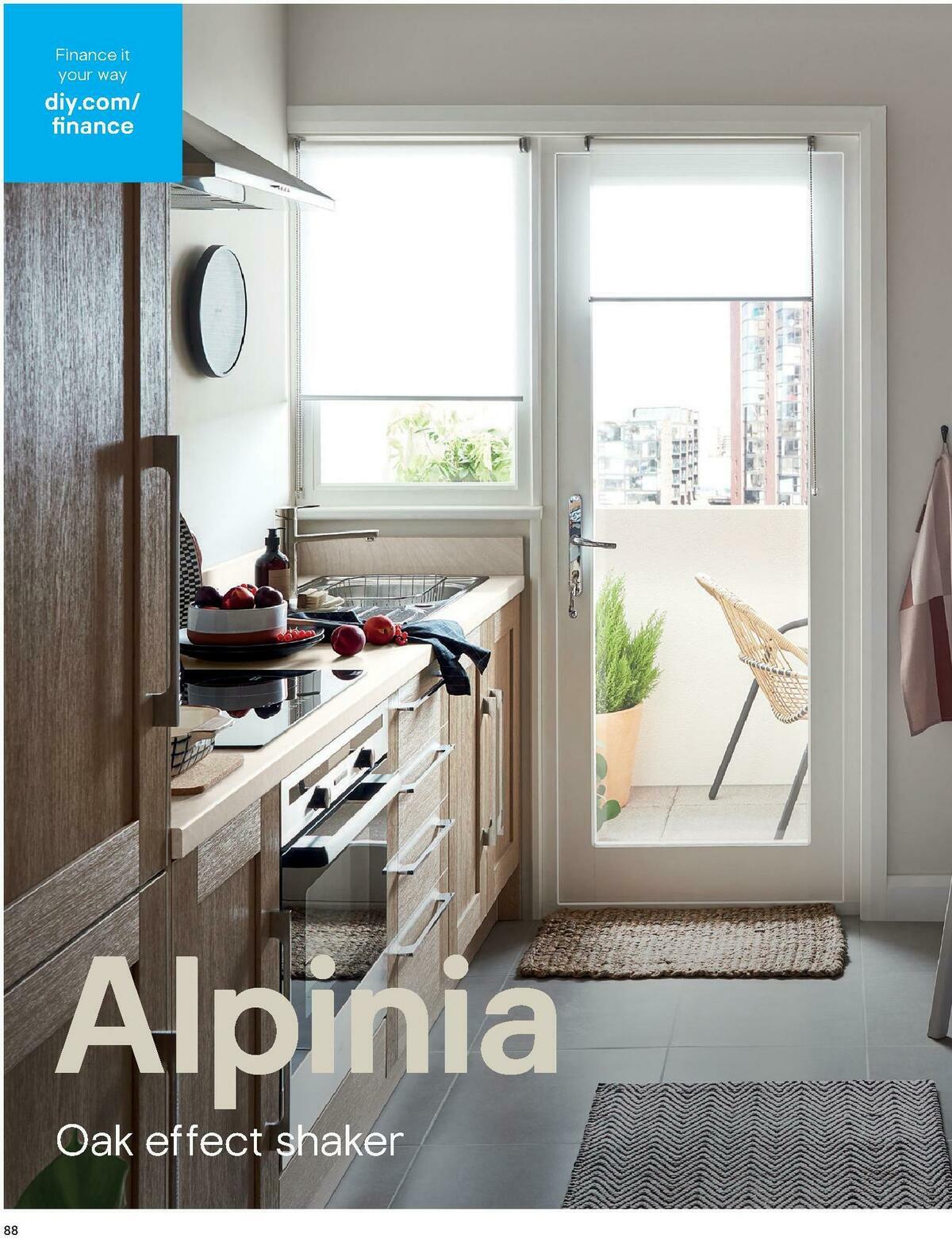 B&Q Kitchen Collections Offers from 15 September