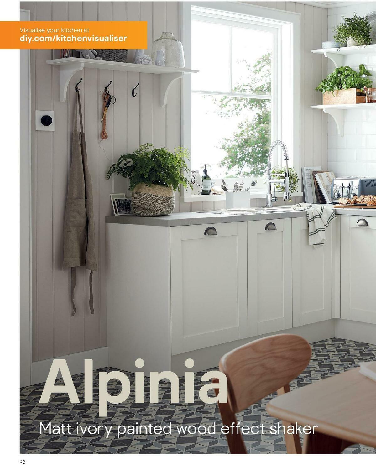 B&Q Kitchen Collections Offers from 15 September